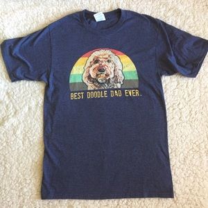 Best Doodle Dad Ever Dog Tee S